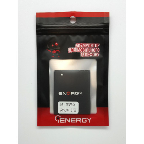Батарея (акумулятор) SAMSUNG D780, i550, AB474350BE IENERGY (1000 mAh)
