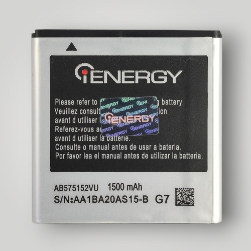 Батарея (акумулятор) SAMSUNG i9000 Galaxy S, EB575152VU IENERGY (1500 mAh)