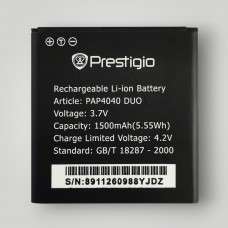Батарея (акумулятор) Prestigio РАР 4040 (1500 mAh)