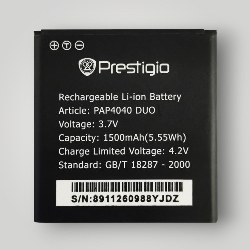 Батарея (акумулятор) Prestigio РАР 4040 (1500 mAh)