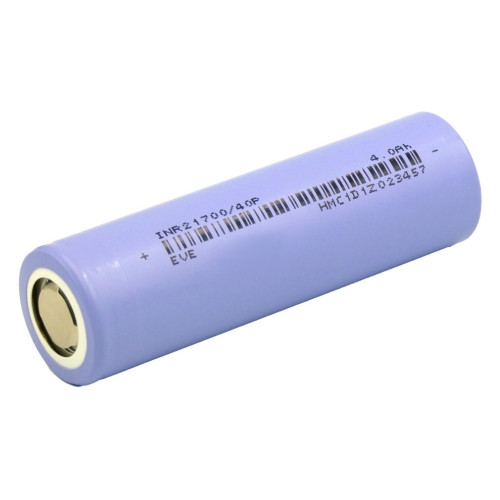 Акумулятор високострумовий EVE INR21700-40P, 4000 mAh, струм розряду - 50A, 21700