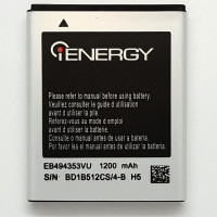 Батарея (акумулятор) SAMSUNG S5250, EB494353VU IENERGY (1200 mAh)