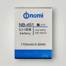 Батарея (акумулятор) Nomi i451, Nomi NB451 (1700 mAh)