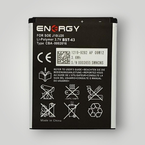 Батарея (акумулятор) SONY ERICSSON BST-43, J10 (1000 mAh)