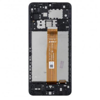 Дисплей для Samsung A12 з рамкою Original PRC