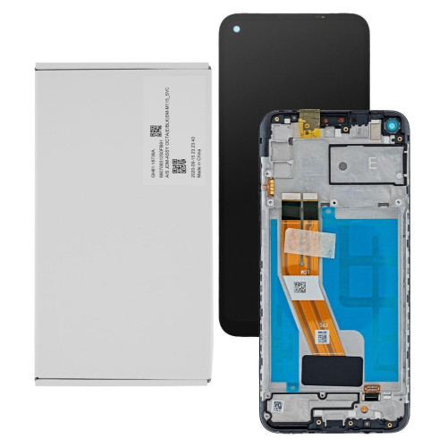 Дисплей для Samsung M11 2020, M115 GH81-18736A з рамкою Оригінал