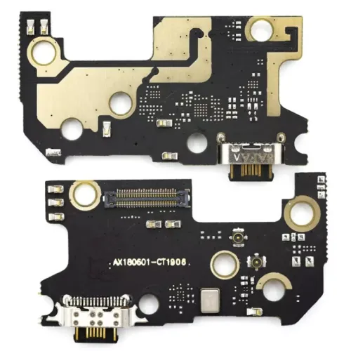 Нижня плата Xiaomi Mi 8 з роз'ємом зарядки, з мікрофоном