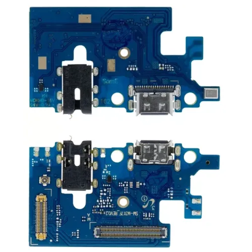 Нижня плата Samsung M317F Galaxy M31s з роз'ємом зарядки, наушников, з мікрофоном