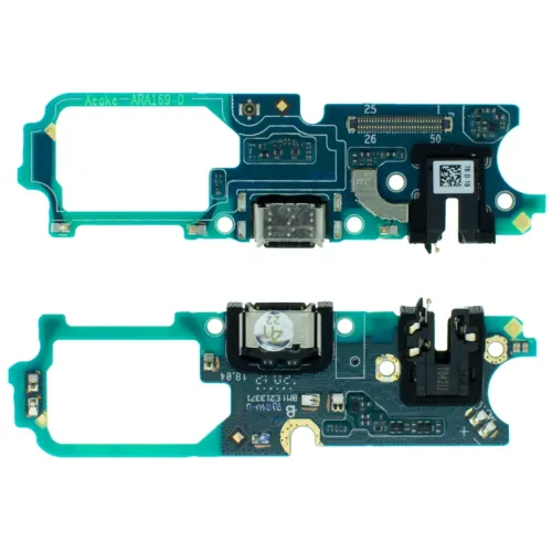 Нижня плата Realme 6, 6i (India) з роз'ємом зарядки, наушников, з мікрофоном ОРИГІНАЛ