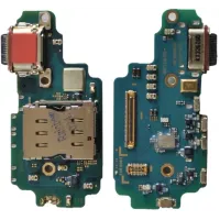 Нижня плата Samsung S908B Galaxy S22 Ultra 5G з роз'ємом зарядки, Sim-карти