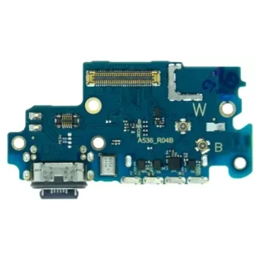 Нижня плата Samsung A536B Galaxy A53 5G з роз'ємом зарядки, Sim-карти, з мікрофоном