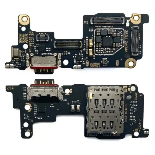 Нижня плата Xiaomi 12T, 12T Pro, Redmi K50 Ultra з роз'ємом зарядки, Sim-карти, мікрофоном ОРИГІНАЛ