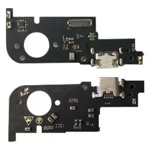 Нижня плата ZTE Blade A52 з роз'ємом зарядки, з мікрофоном