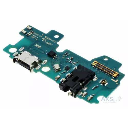 Нижня плата Samsung M225F Galaxy M22, M325F, з роз'ємом зарядки, наушников, з мікрофоном ОРИГІНАЛ