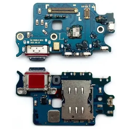 Нижня плата Samsung S901B Galaxy S22 5G з роз'ємом зарядки, Sim-карти, з мікрофоном ОРИГІНАЛ