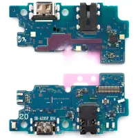 Нижня плата Samsung A205F Galaxy A20 2019 з роз'ємом зарядки, з мікрофоном ОРИГІНАЛ