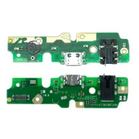 Нижня плата Tecno Spark 7 (KF6) з роз'ємом зарядки, наушников