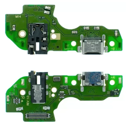 Нижня плата Samsung A226B Galaxy A22 5G з роз'ємом зарядки, наушников, з мікрофоном ОРИГІНАЛ