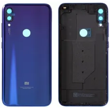 Задня кришка Xiaomi Mi Play синя + скло камери