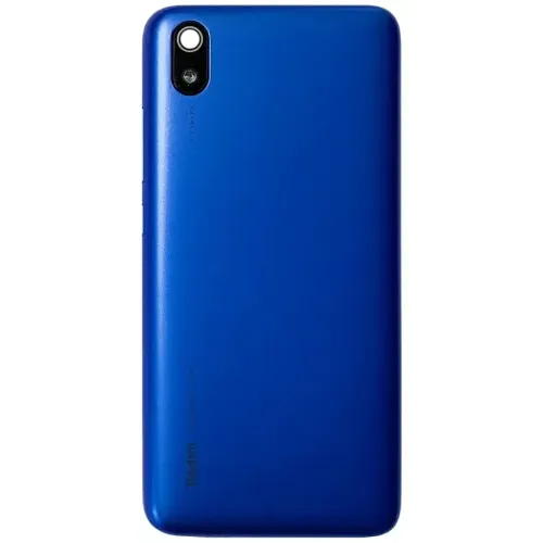 Задня кришка Xiaomi Redmi 7A синя Matte Blue + скло камери