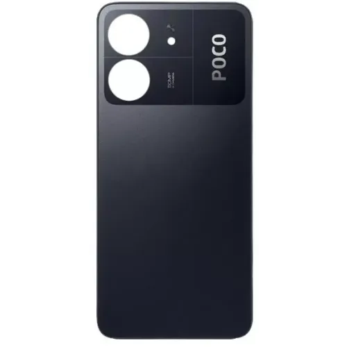 Задня кришка Xiaomi Poco C65 чорна