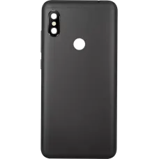 Задня кришка Xiaomi Redmi Note 6 Pro чорна + скло камери