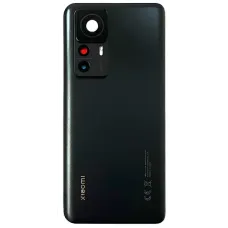 Задня кришка Xiaomi 12T чорна + скло камери