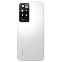 Задня кришка Xiaomi Redmi 10, Redmi 10 2022, Redmi 10 Prime Pebble White біла + скло камери