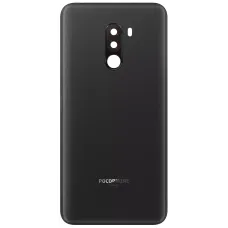 Задня кришка Xiaomi Pocophone F1 чорна Graphite Black + скло камери
