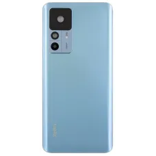 Задня кришка Xiaomi 12T синя + скло камери