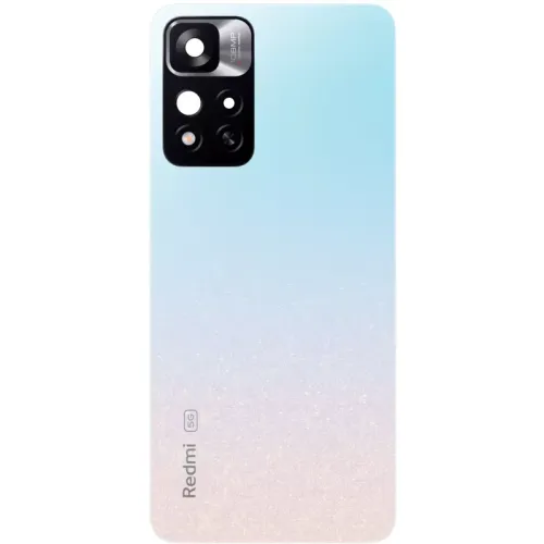 Задня кришка Xiaomi Redmi Note 11 5G блакитна Star Blue + скло камери