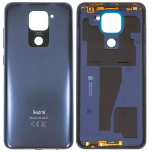 Задня кришка Xiaomi Redmi Note 9, Redmi 10X сіра Midnight Grey