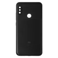 Задня кришка Xiaomi Mi A2 Lite, Redmi 6 Pro чорна + скло камери